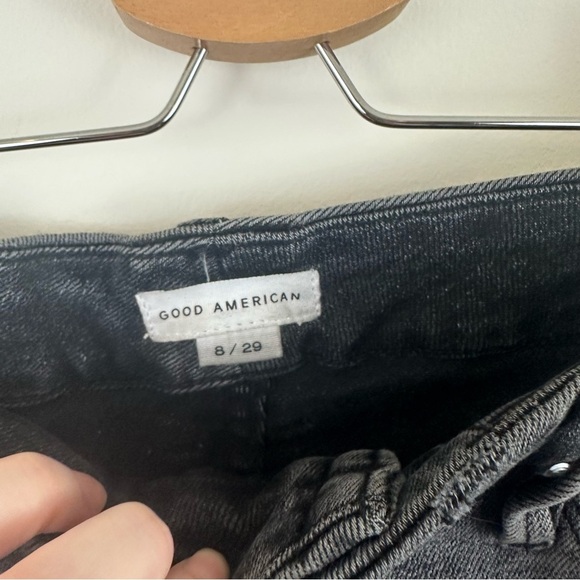 Good American High Rise Dark Wash Jeans Size 8 - Picture 4 of 8
